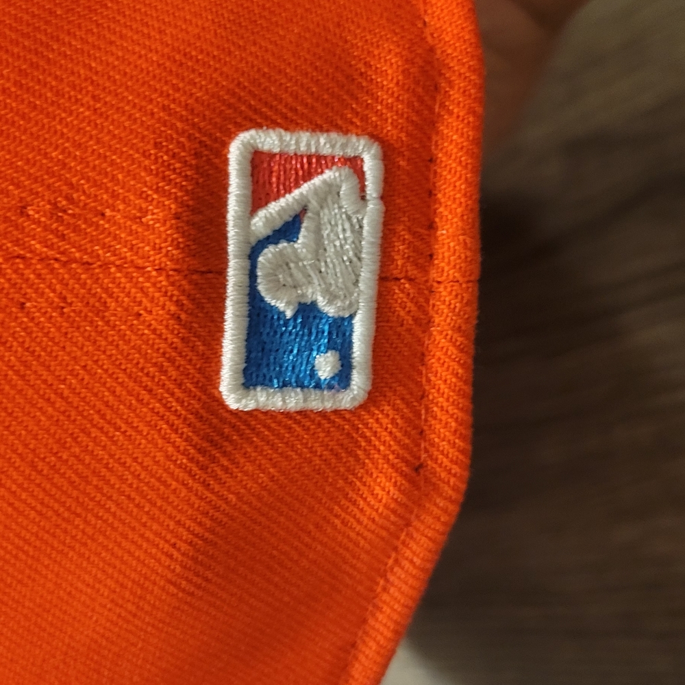 Orange and Blue Baseball Cap 7 1/2 - Picture 3 of 4